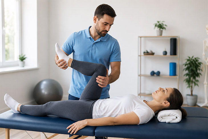 Fizioterapevt pri rehabilitaciji
